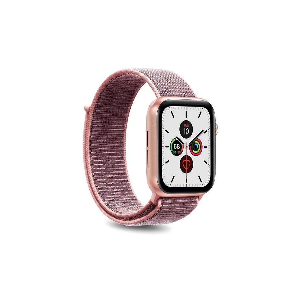Wholesale PURO Band Nylon Strap Apple Watch 4/5/6/7/SE/8/9/10 40/41/42mm (Pink) - PUR192PNK - {ean13} - Hurt