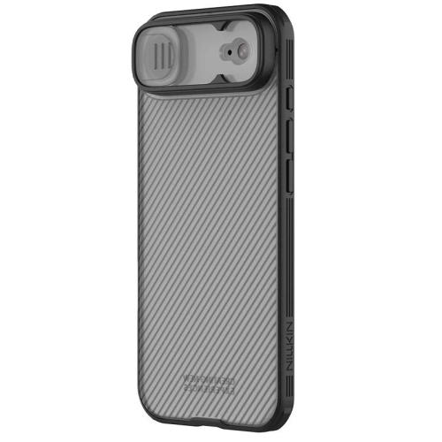 Etui Nillkin Camshield Pro z osłoną aparatu iPhone 17 Air Transparent Black / Przezroczysty Czarny