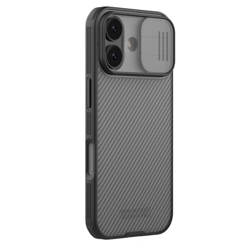 Etui Nillkin Camshield Pro z osłoną aparatu iPhone 17 Pro Transparent Black / Przezroczysty Czarny