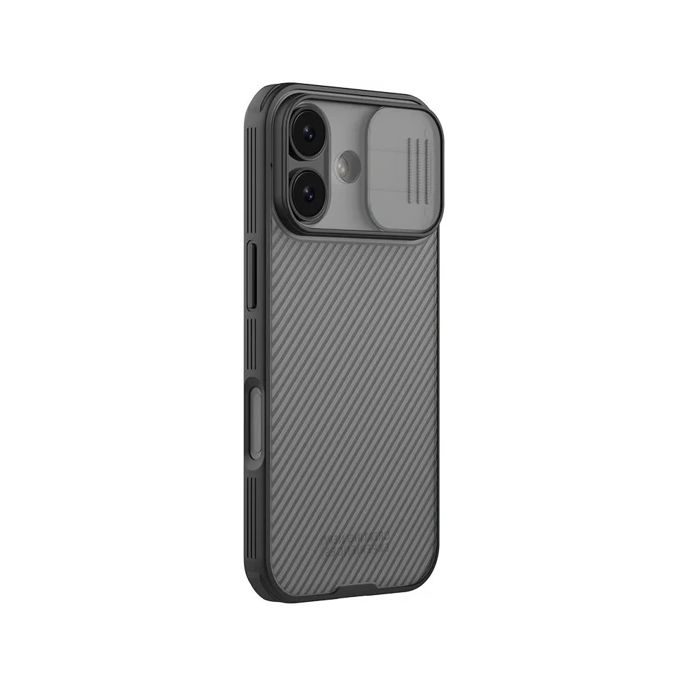 Etui Nillkin Camshield Pro z osłoną aparatu iPhone 17 Pro Transparent Black / Przezroczysty Czarny