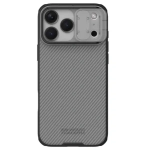 Etui Nillkin Camshield Pro z osłoną aparatu iPhone 17 Pro Max Transparent Black / Przezroczysty Czarny