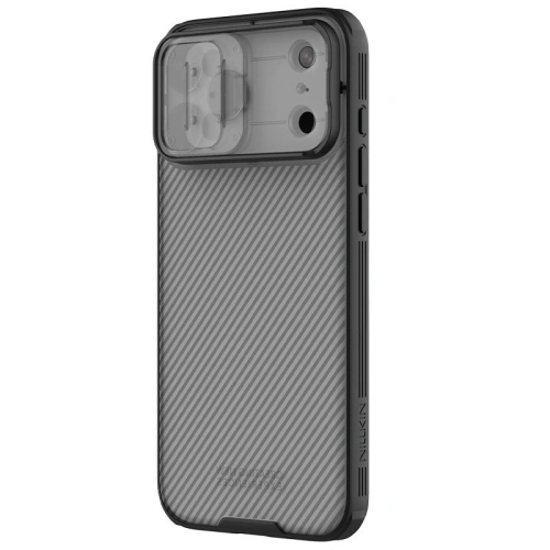 Etui Nillkin Camshield Pro z osłoną aparatu iPhone 17 Pro Max Transparent Black / Przezroczysty Czarny