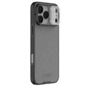 Etui Nillkin Camshield Pro z osłoną aparatu iPhone 17 Pro Max Transparent Black / Przezroczysty Czarny