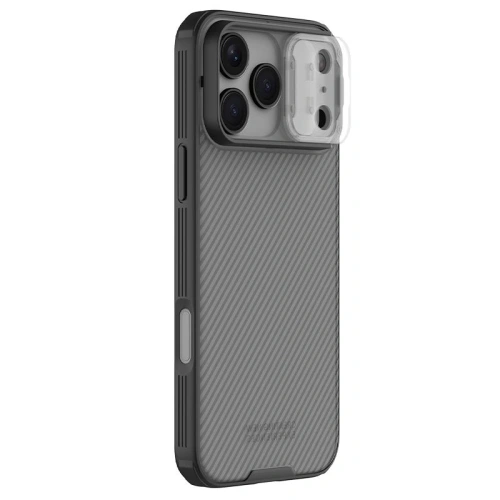 Etui Nillkin Camshield Pro z osłoną aparatu iPhone 17 Pro Max Transparent Black / Przezroczysty Czarny