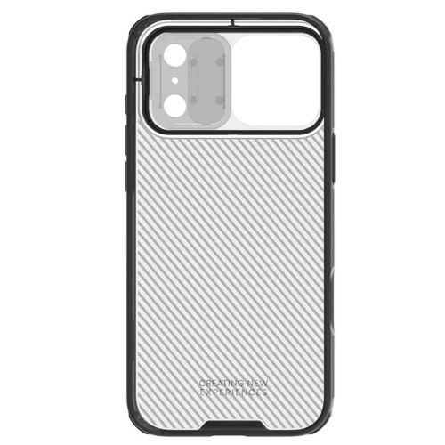 Etui Nillkin Camshield Pro z osłoną aparatu iPhone 17 Pro Max Transparent Black / Przezroczysty Czarny