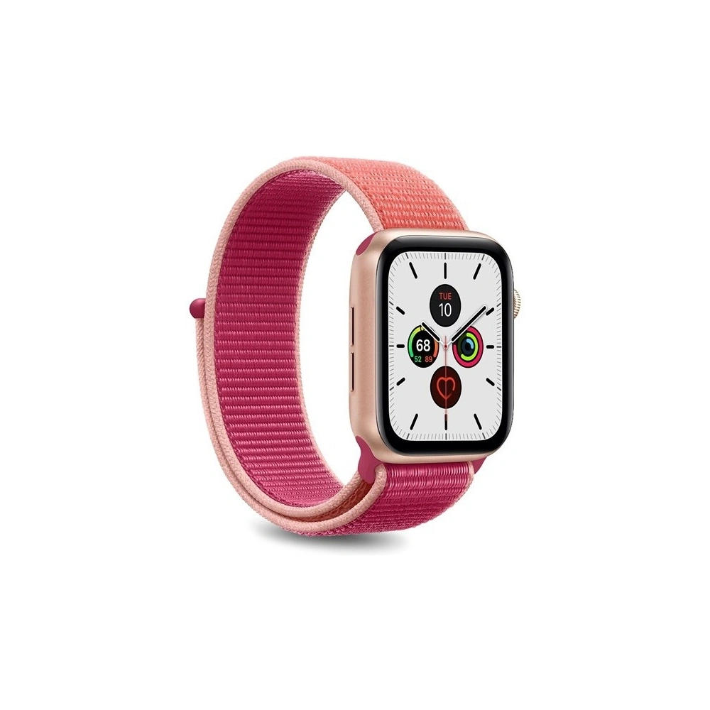 Hurtownia GSM - Nylonový pásek PURO Band Apple Watch 4/5/6/7/SE/8/9/10 40/41/42mm (Korálový/Růžový) - PUR193PNK - {ean13} - Hurt
