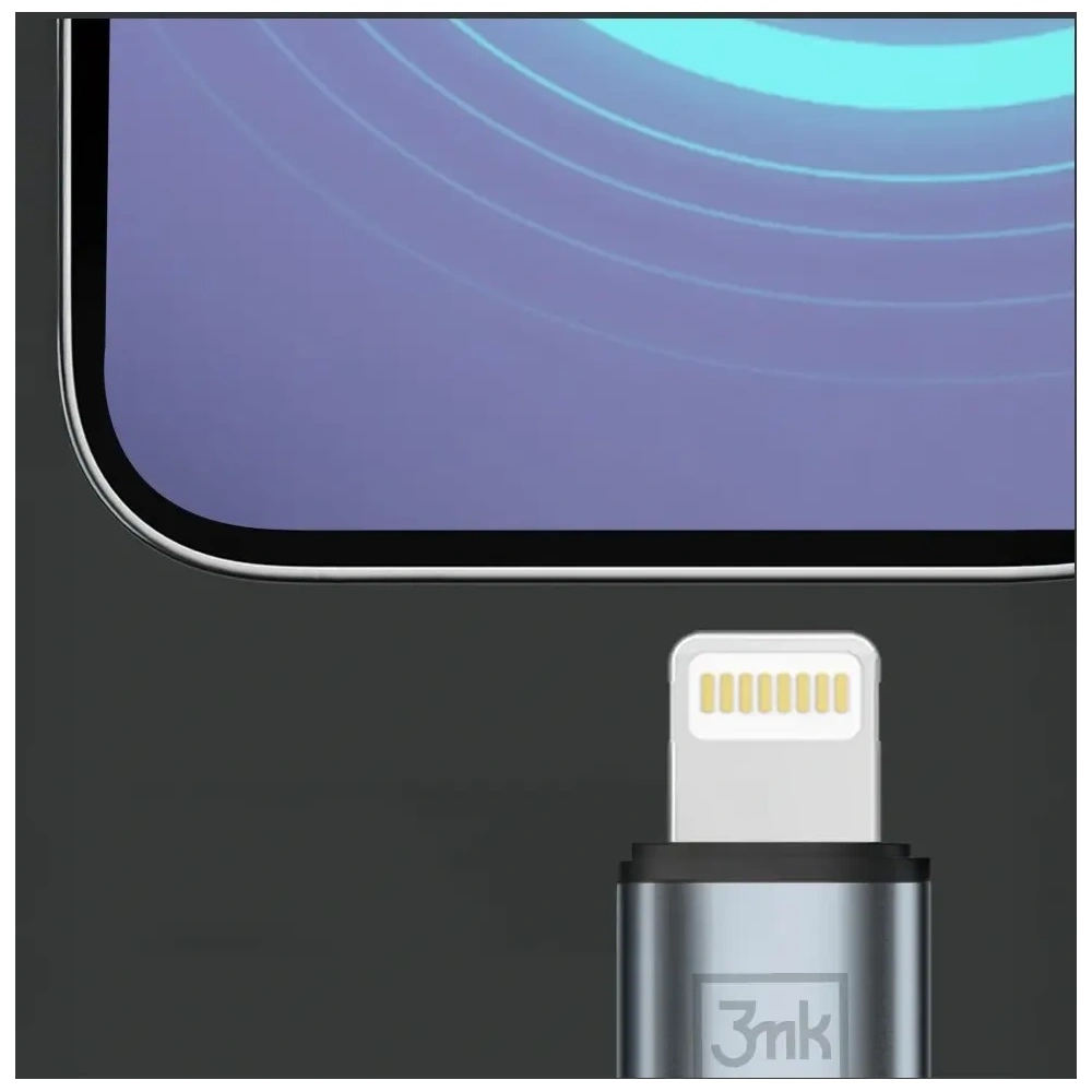 Kabel 3MK Hyper Cable N-SERIES USB-A / Lightning 1m 5V/2.4A 12W czarny