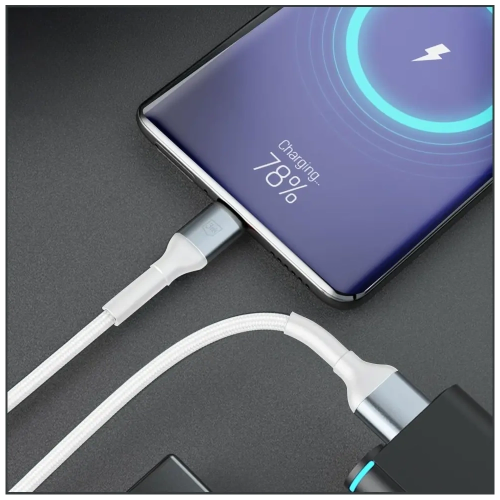 Kabel 3MK Hyper Cable N-SERIES USB-A / Lightning 2m 5V/2.4A 12W biały