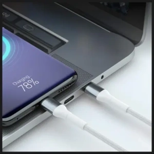 Kabel 3MK Hyper Cable N-SERIES USB-A / USB-C 1m 9V/2A 18W biały