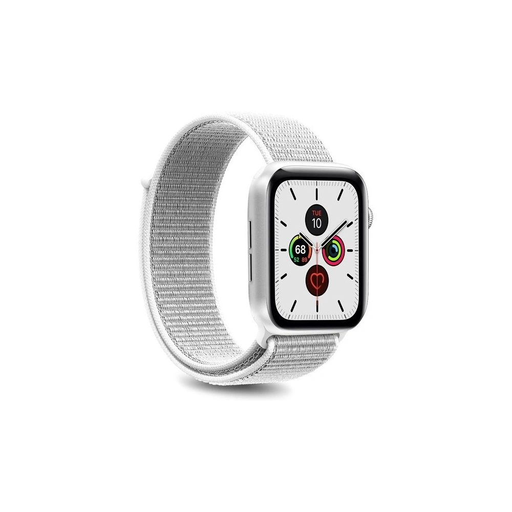 Hurtownia GSM - Nylonový pásek PURO Band Apple Watch 4/5/6/7/SE/8/9/10 40/41/42mm (Bílý) - PUR194WHT - {ean13} - Hurt