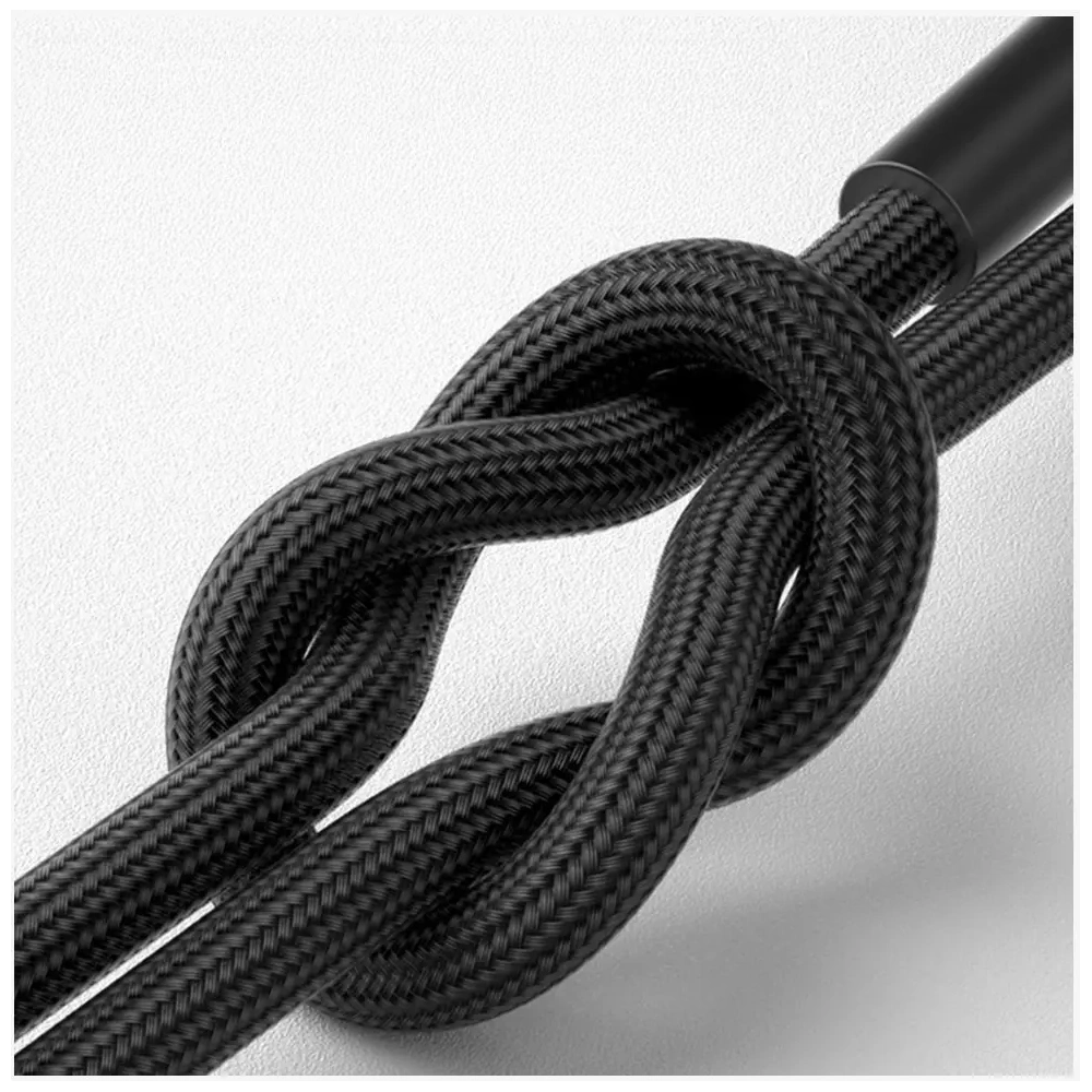 Kabel 3MK Hyper Cable N-SERIES USB-A / USB-C 1m 9V/2A 18W czarny