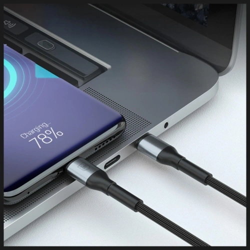 Kabel 3MK Hyper Cable N-SERIES USB-A / USB-C 2m 9V/2A 18W czarny