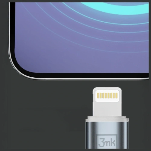 Kabel 3MK Hyper Cable N-SERIES USB-C / Lightning 1m 9V/2A 20W biały