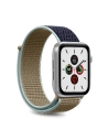 Nylonový pásek PURO Band Apple Watch 4/5/6/7/SE/8/9/Ultra 44/45/49mm (Khaki/Granátový)
