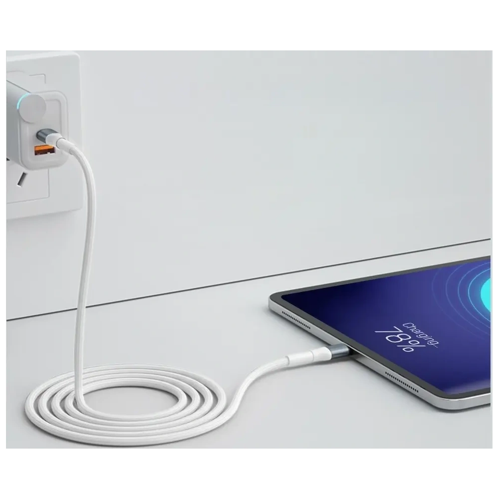 Kabel 3MK Hyper Cable N-SERIES USB-C / USB-C 1m 20V/5A 100W biały