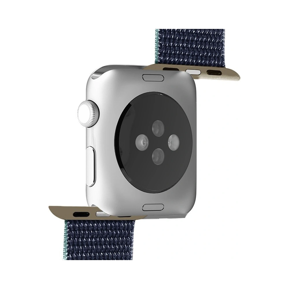 Wholesale Nylon strap PURO Band Apple Watch 4/5/6/7/SE/8/9/Ultra 44/45/49mm (Khaki/Navy) - PUR195KHK - {ean13} - Hurt