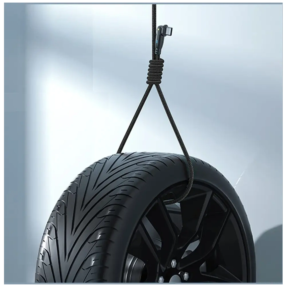 Kabel 3MK Hyper Cable N-SERIES USB-C / USB-C 2m 20V/3A 60W obrotowy czarny