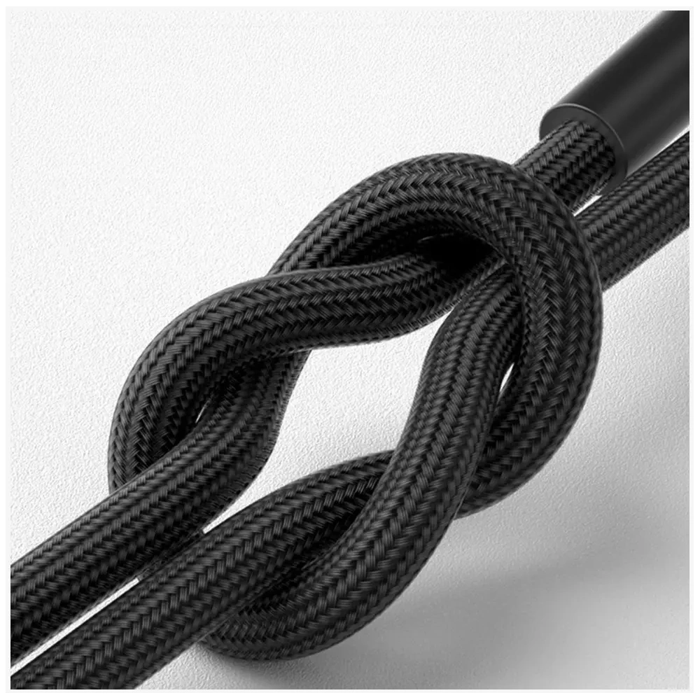 Kabel 3MK Hyper Cable N-SERIES USB-C / USB-C 2m 20V/3A 60W obrotowy czarny