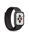 Cureaua din nylon PURO Band Apple Watch 4/5/6/7/SE/8/9/Ultra 44/45/49mm (Negru)