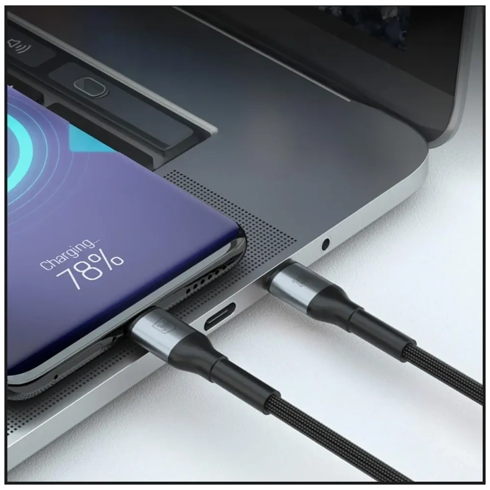 Kabel 3MK Hyper Cable N-SERIES USB-C / USB-C 2m 48V/5A 240W czarny