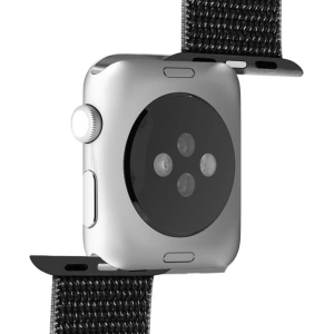 Nylonarmband PURO Band Apple Watch 4/5/6/7/SE/8/9/Ultra 44/45/49mm (Schwarz)
