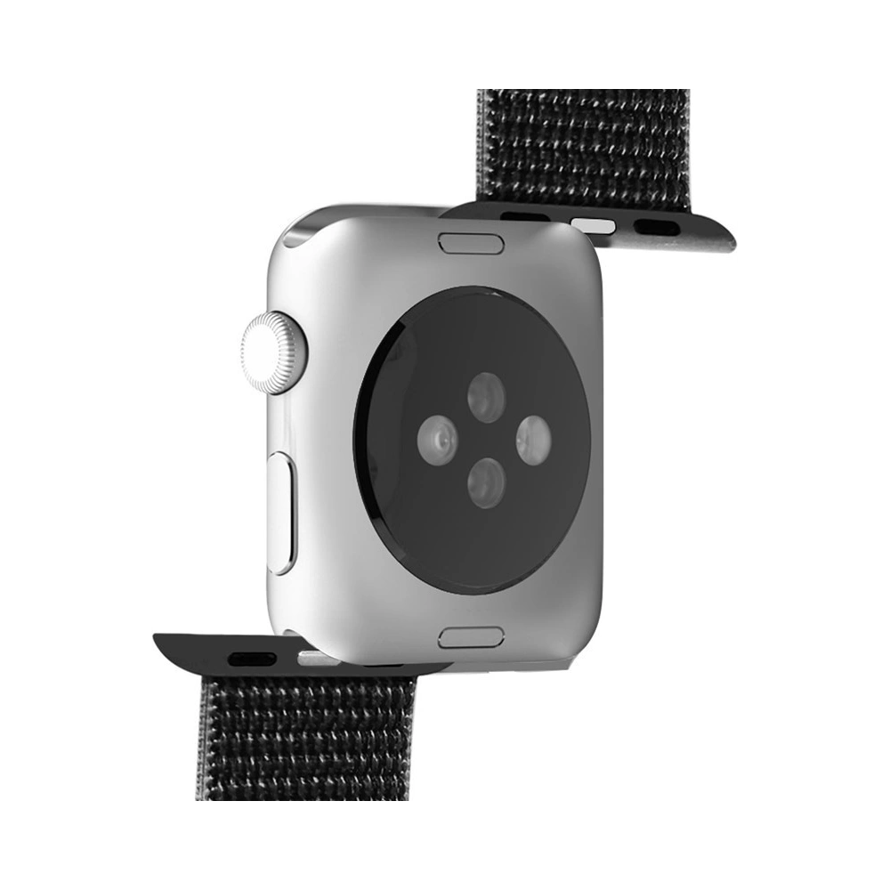 Hurtownia GSM - Nylonový pasek PURO Band Apple Watch 4/5/6/7/SE/8/9/Ultra 44/45/49mm (Černý) - PUR196BLK - {ean13} - Hurt