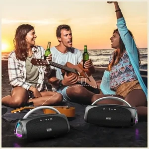 Głośnik bezprzewodowy AWEI KA39 100W Bluetooth 5.3 przenośny zewnętrzny czarny