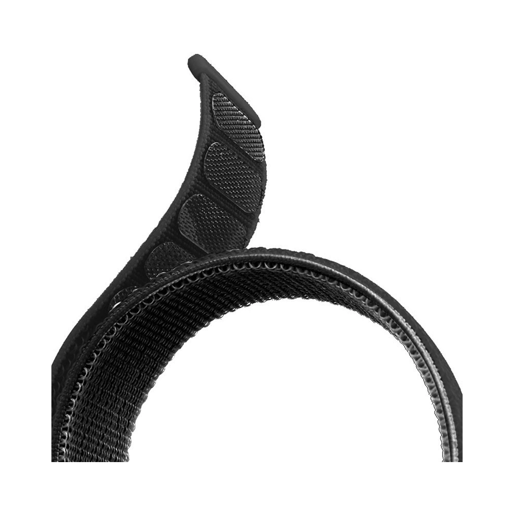 Hurtownia GSM - Nylonový pasek PURO Band Apple Watch 4/5/6/7/SE/8/9/Ultra 44/45/49mm (Černý) - PUR196BLK - {ean13} - Hurt