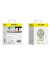 Mini Wiatrak biurkowy AWEI F45 z klipsem 1200mAh White