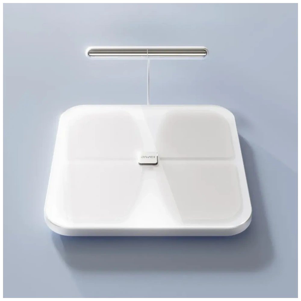 Waga do ciała AWEI SS1 wielofunkcyjna Bluetooth 5.0 500mAh biały