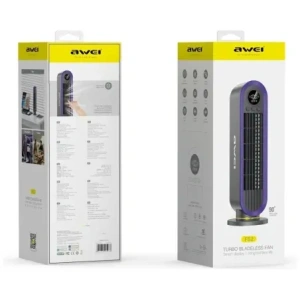 Wiatrak kolumnowy AWEI F52 3600mAh szary