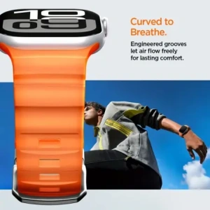 Pasek Spigen WBS2 Band Apple Watch 8 / 9 / 10 / 11 / Se / Ultra (44 / 45 / 46 / 49 Mm) Orange