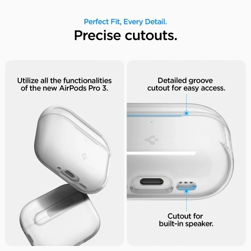 Etui Spigen Liquid Crystal Apple AirPods Pro 3 Crystal Clear