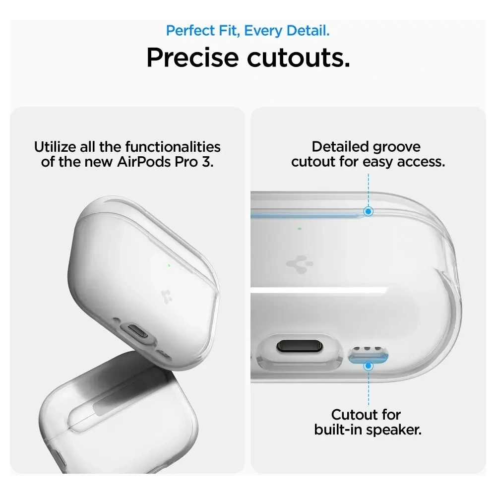 Etui Spigen Liquid Crystal Apple AirPods Pro 3 Crystal Clear Etui Spigen Liquid Crystal Apple AirPods Pro 3 Crystal Clear