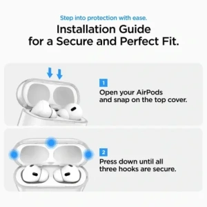 Etui Spigen Liquid Crystal Apple AirPods Pro 3 Crystal Clear