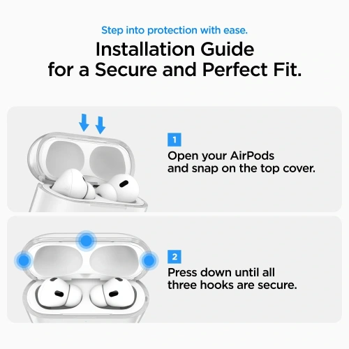 Etui Spigen Liquid Crystal Apple AirPods Pro 3 Crystal Clear