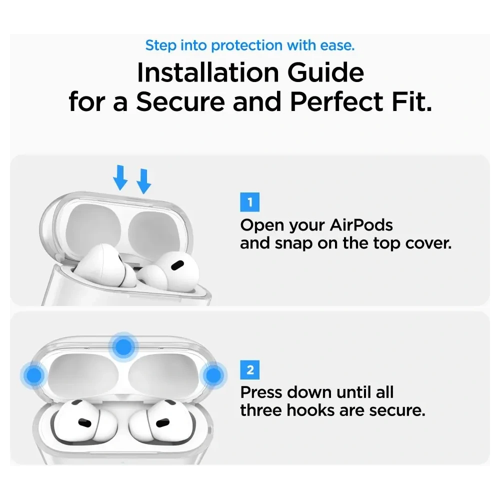 Etui Spigen Liquid Crystal Apple AirPods Pro 3 Crystal Clear Etui Spigen Liquid Crystal Apple AirPods Pro 3 Crystal Clear