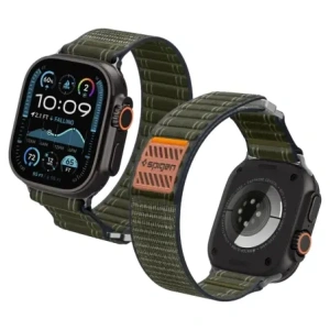 Pasek Spigen WBF0 Band Apple Watch 8 / 9 / 10 / 11 / Se / Ultra (44 / 45 / 46 / 49 Mm) Green