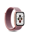 Nylonový pásek PURO Band Apple Watch 4/5/6/7/SE/8/9/Ultra 44/45/49mm (Růžový)
