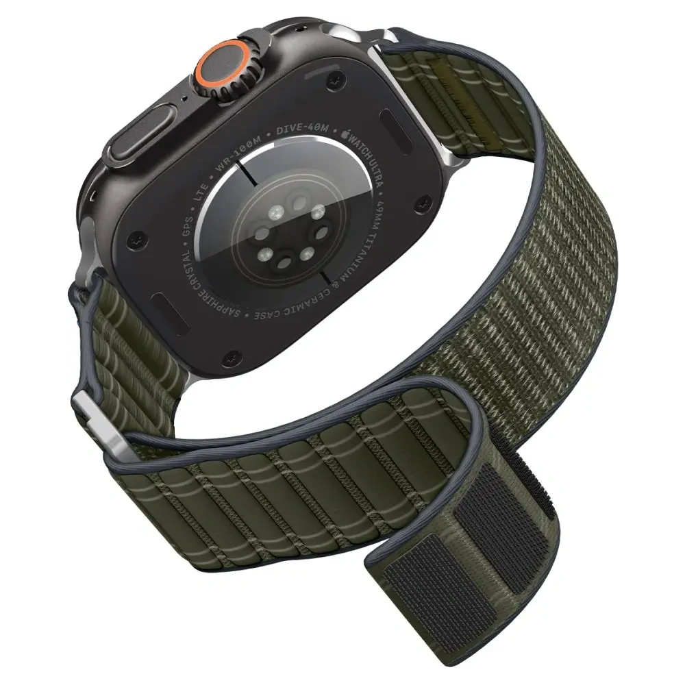 Pasek Spigen WBF0 Band Apple Watch 8 / 9 / 10 / 11 / Se / Ultra (44 / 45 / 46 / 49 Mm) Green Pasek Spigen WBF0 Band Apple Watch 8 / 9 / 10 / 11 / Se / Ultra (44 / 45 / 46 / 49 Mm) Green