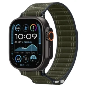 Pasek Spigen WBF0 Band Apple Watch 8 / 9 / 10 / 11 / Se / Ultra (44 / 45 / 46 / 49 Mm) Green