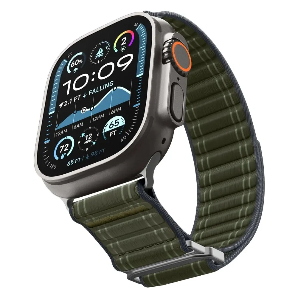 Pasek Spigen WBF0 Band Apple Watch 8 / 9 / 10 / 11 / Se / Ultra (44 / 45 / 46 / 49 Mm) Green Pasek Spigen WBF0 Band Apple Watch 8 / 9 / 10 / 11 / Se / Ultra (44 / 45 / 46 / 49 Mm) Green