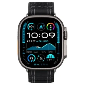 Pasek Spigen WBF0 Band Apple Watch 8 / 9 / 10 / 11 / Se / Ultra (44 / 45 / 46 / 49 Mm) Black