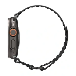 Pasek Spigen WBF0 Band Apple Watch 8 / 9 / 10 / 11 / Se / Ultra (44 / 45 / 46 / 49 Mm) Black