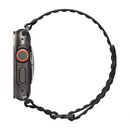 Pasek Spigen WBF0 Band Apple Watch 8 / 9 / 10 / 11 / Se / Ultra (44 / 45 / 46 / 49 Mm) Black