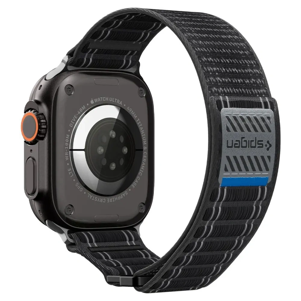 Pasek Spigen WBF0 Band Apple Watch 8 / 9 / 10 / 11 / Se / Ultra (44 / 45 / 46 / 49 Mm) Black