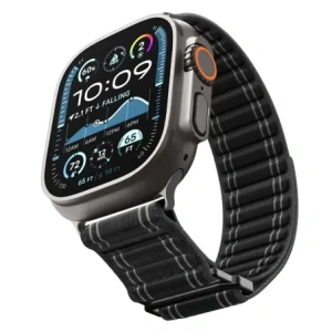 Pasek Spigen WBF0 Band Apple Watch 8 / 9 / 10 / 11 / Se / Ultra (44 / 45 / 46 / 49 Mm) Black