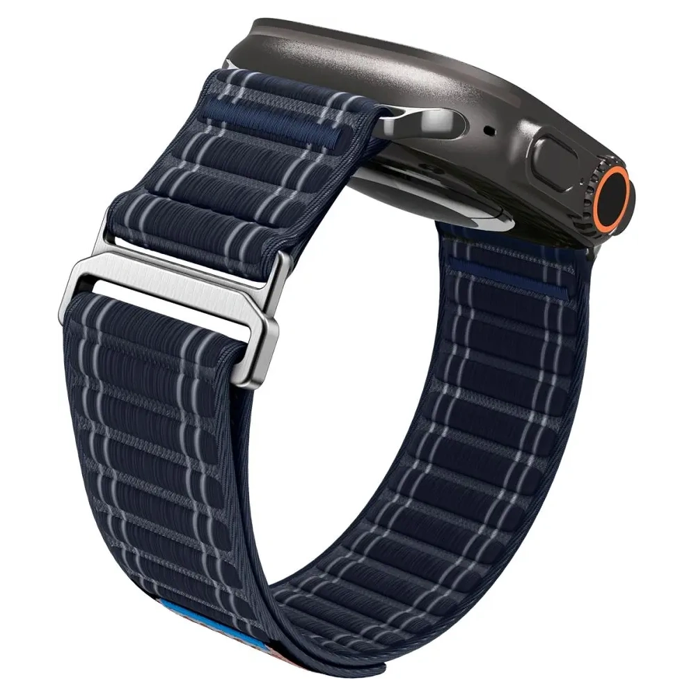 Pasek Spigen WBF0 Band Apple Watch 8 / 9 / 10 / 11 / Se / Ultra (44 / 45 / 46 / 49 Mm) Navy Pasek Spigen WBF0 Band Apple Watch 8 / 9 / 10 / 11 / Se / Ultra (44 / 45 / 46 / 49 Mm) Navy