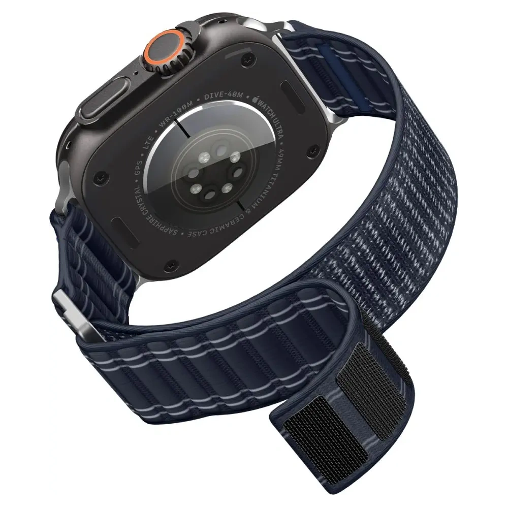 Pasek Spigen WBF0 Band Apple Watch 8 / 9 / 10 / 11 / Se / Ultra (44 / 45 / 46 / 49 Mm) Navy Pasek Spigen WBF0 Band Apple Watch 8 / 9 / 10 / 11 / Se / Ultra (44 / 45 / 46 / 49 Mm) Navy