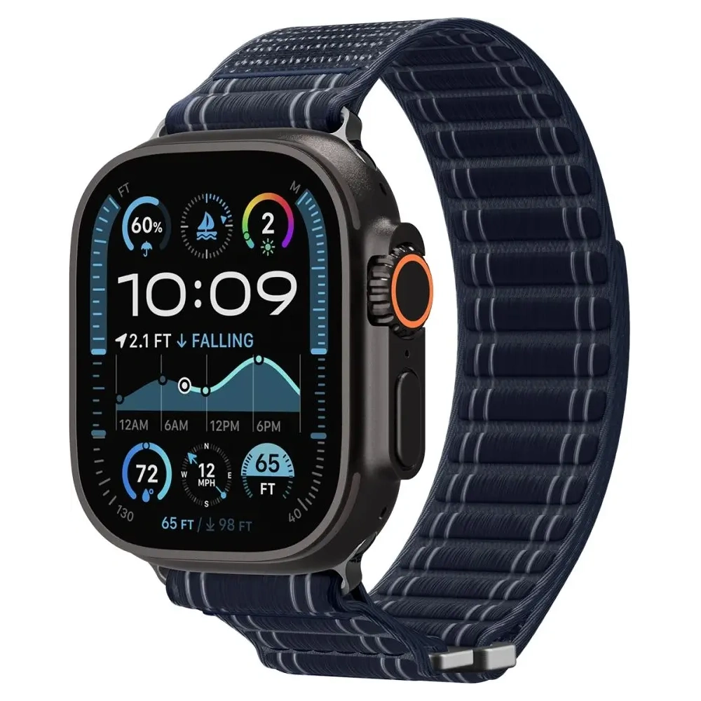 Pasek Spigen WBF0 Band Apple Watch 8 / 9 / 10 / 11 / Se / Ultra (44 / 45 / 46 / 49 Mm) Navy Pasek Spigen WBF0 Band Apple Watch 8 / 9 / 10 / 11 / Se / Ultra (44 / 45 / 46 / 49 Mm) Navy